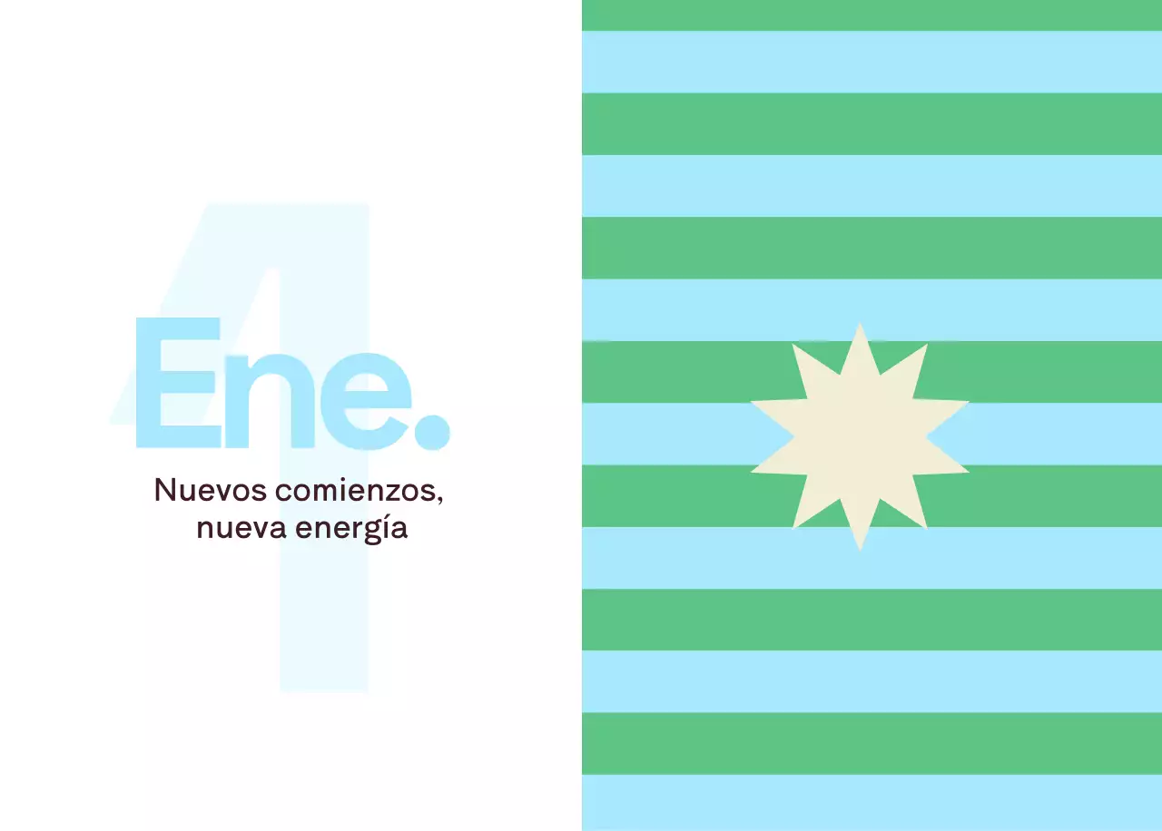 Calendario moderno amarillo Calendario