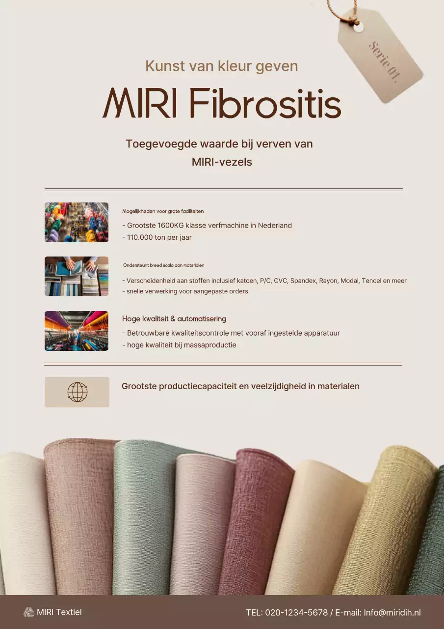 Promotie van moderne bruine vezeltechnologie