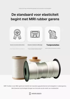 Promotie van grijze moderne textielproducten