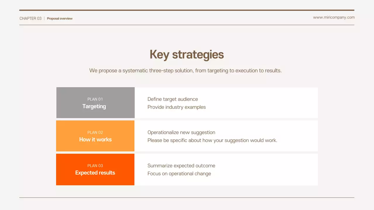 Orange Simple Business Proposal Proposal