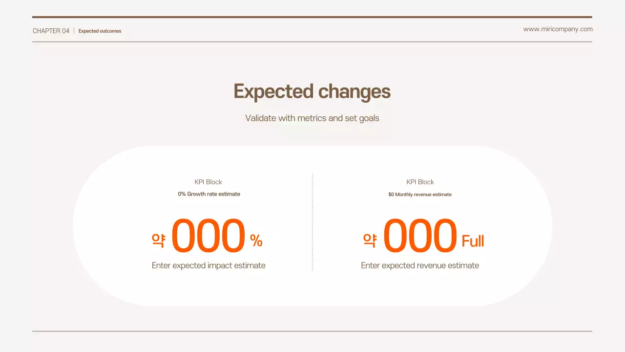 Orange Simple Business Proposal Proposal