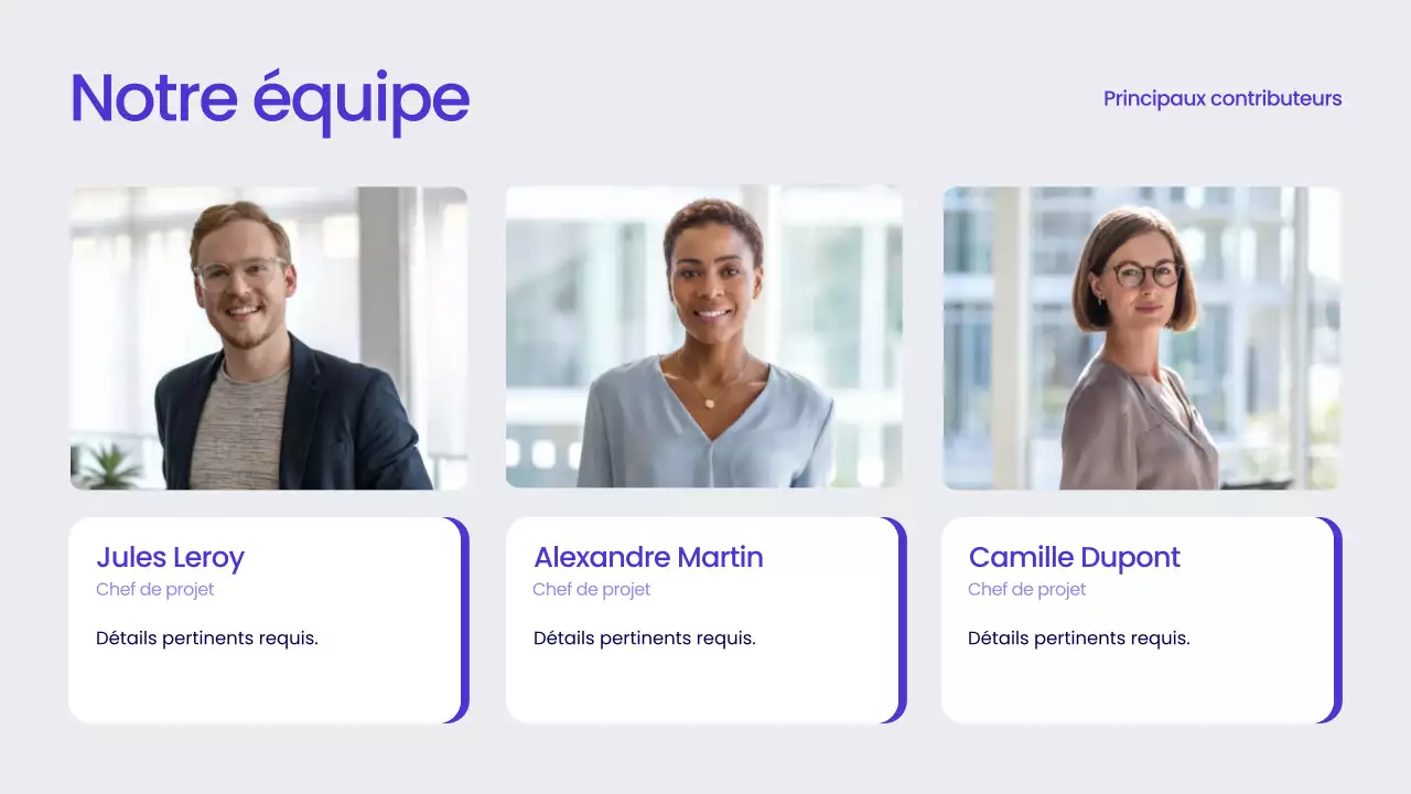 Rapport d'activité moderne bleu