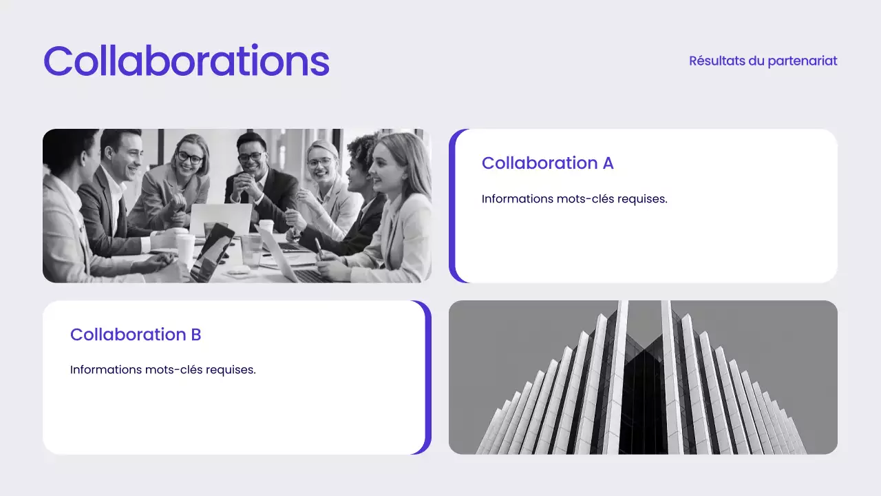 Rapport d'activité moderne bleu