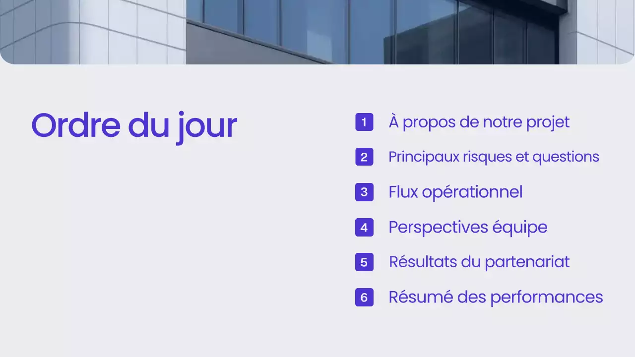 Rapport d'activité moderne bleu
