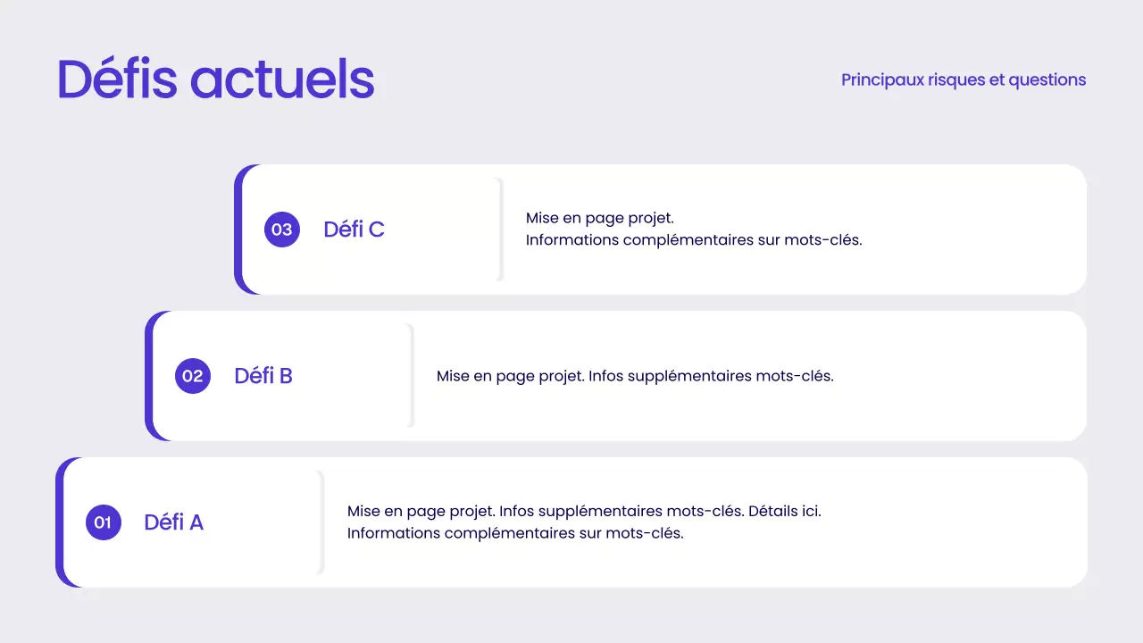 Rapport d'activité moderne bleu