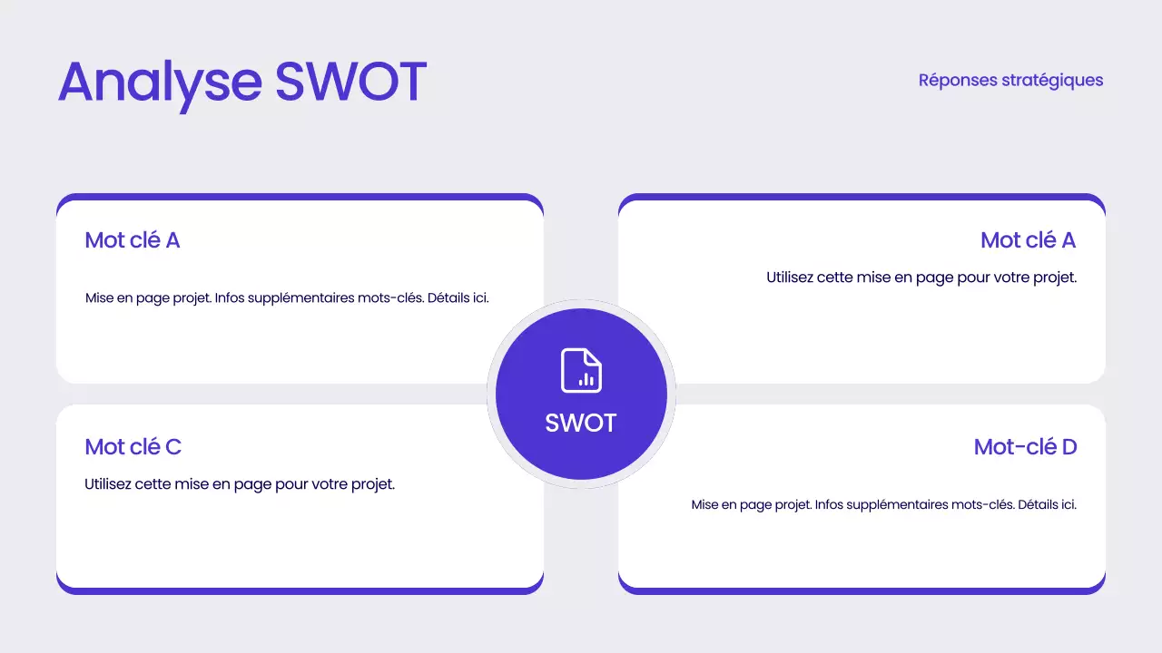 Rapport d'activité moderne bleu