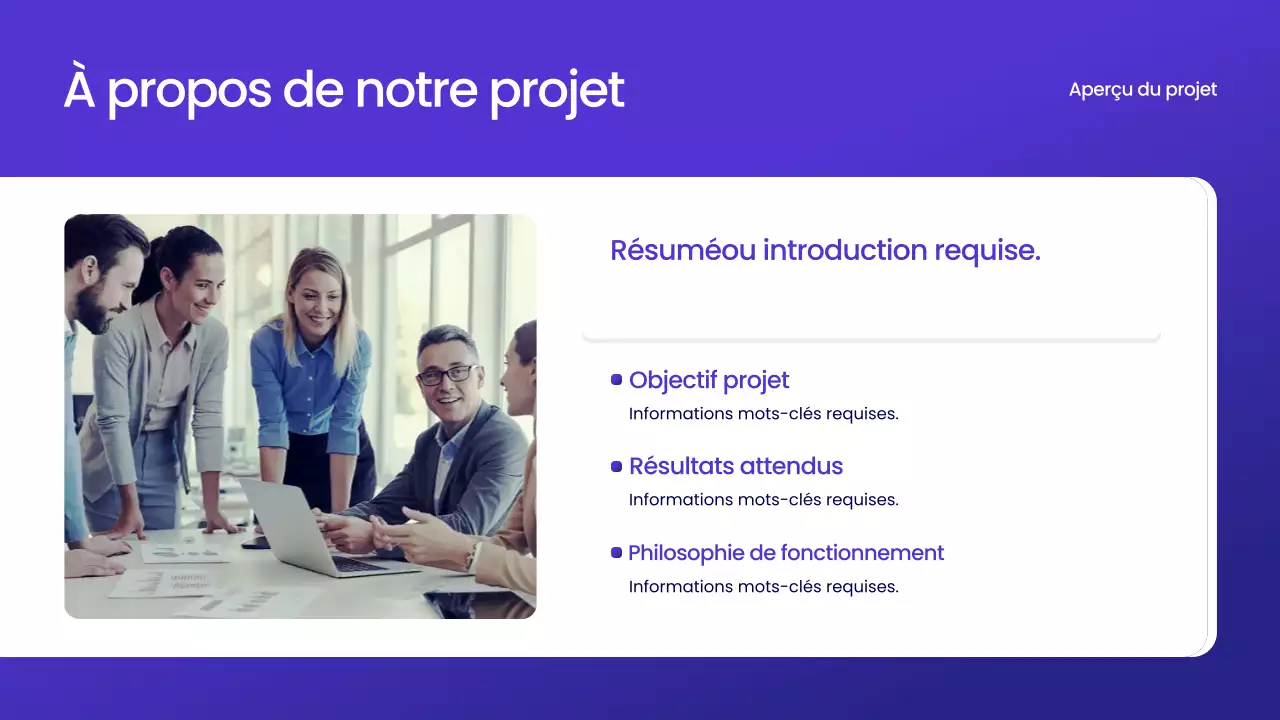 Rapport d'activité moderne bleu