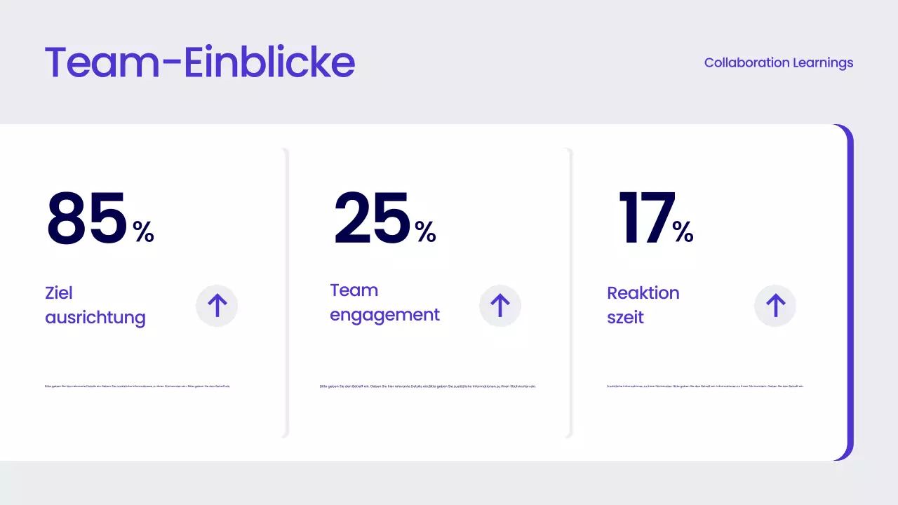 Blauer moderner Geschäftsbericht
