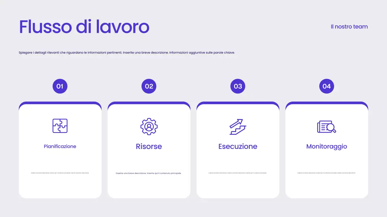 Rapporto aziendale moderno blu