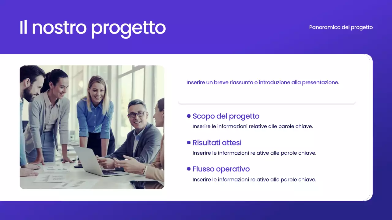 Rapporto aziendale moderno blu