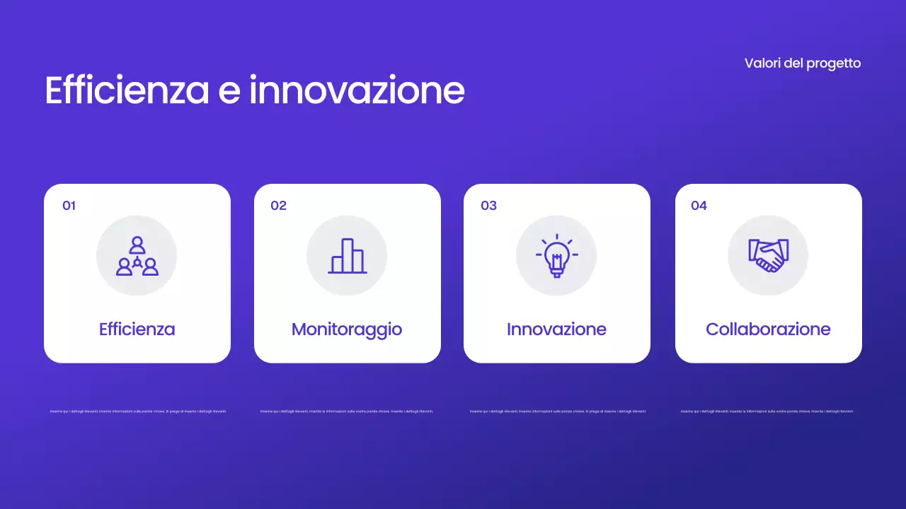 Rapporto aziendale moderno blu