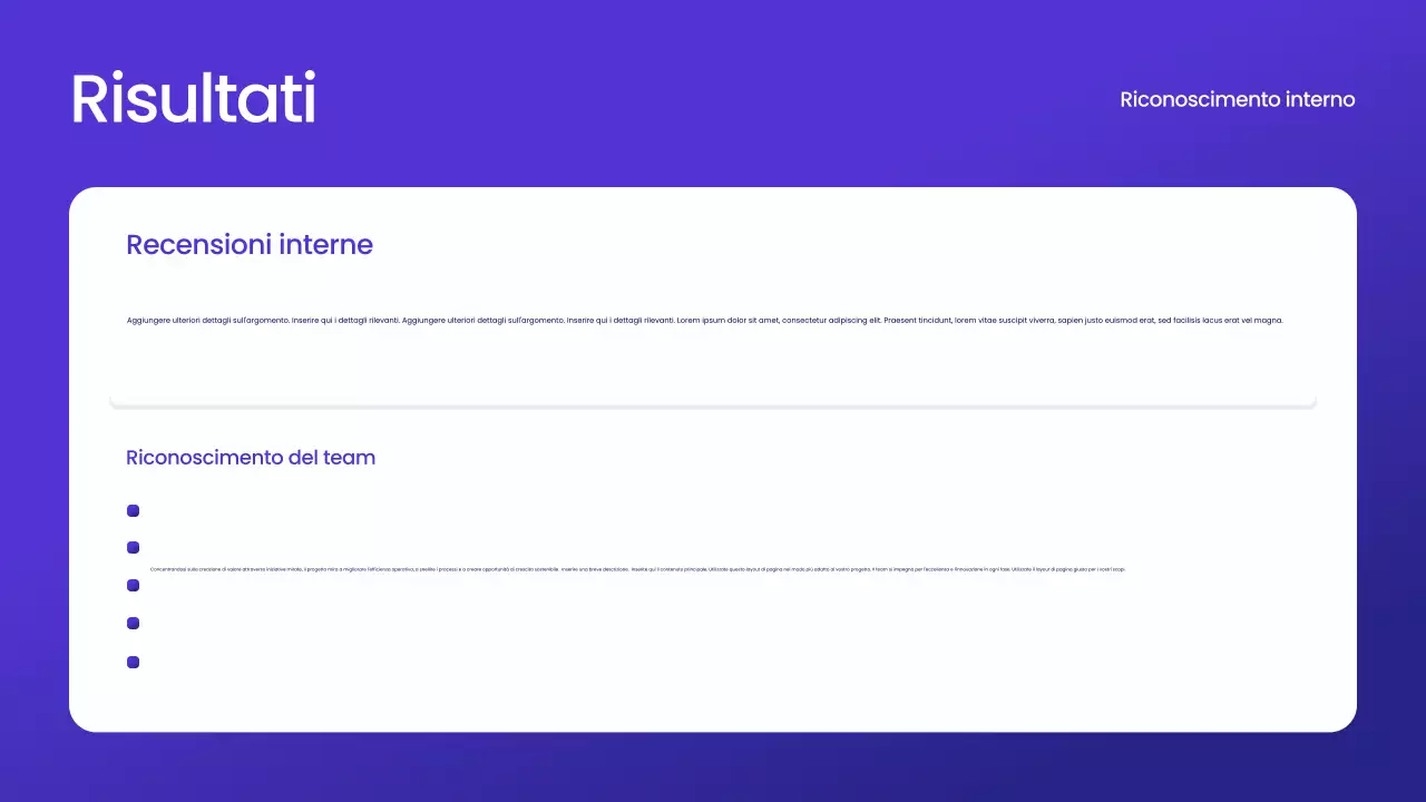 Rapporto aziendale moderno blu