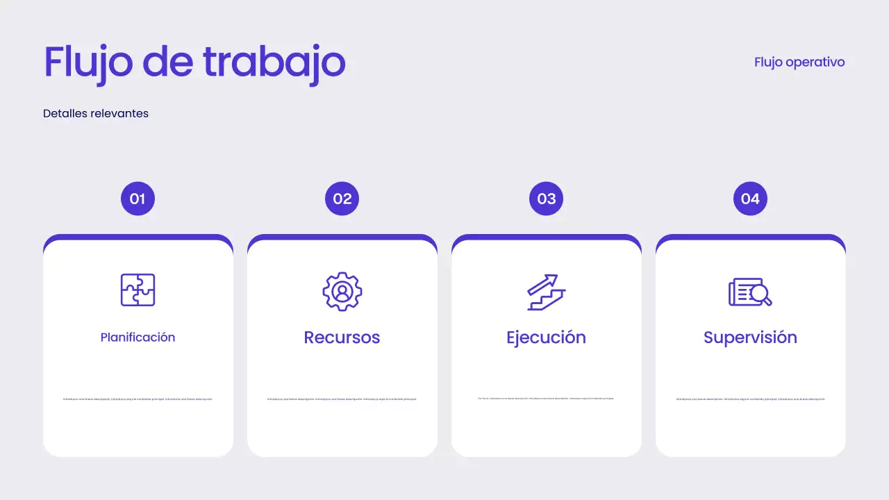 Informe empresarial moderno azul