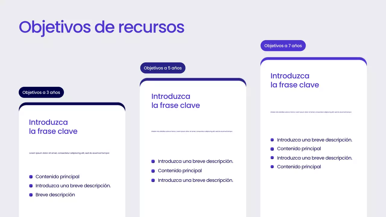 Informe empresarial moderno azul