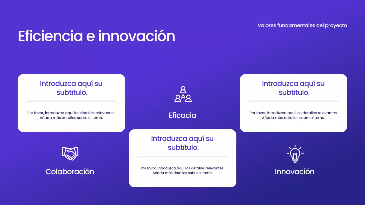 Informe empresarial moderno azul