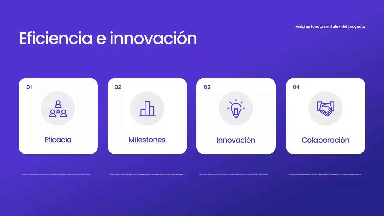 Informe empresarial moderno azul