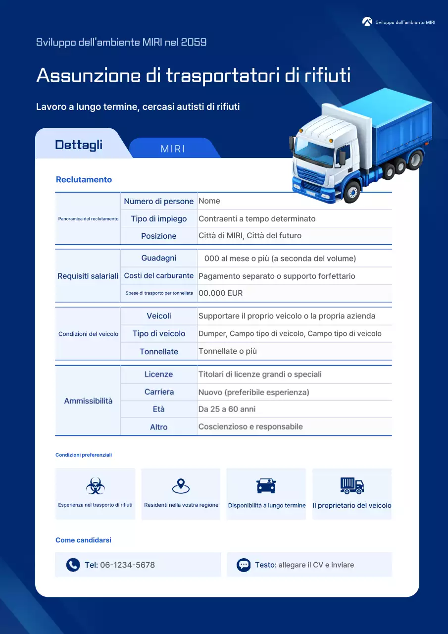 Blue Modern Recruitment