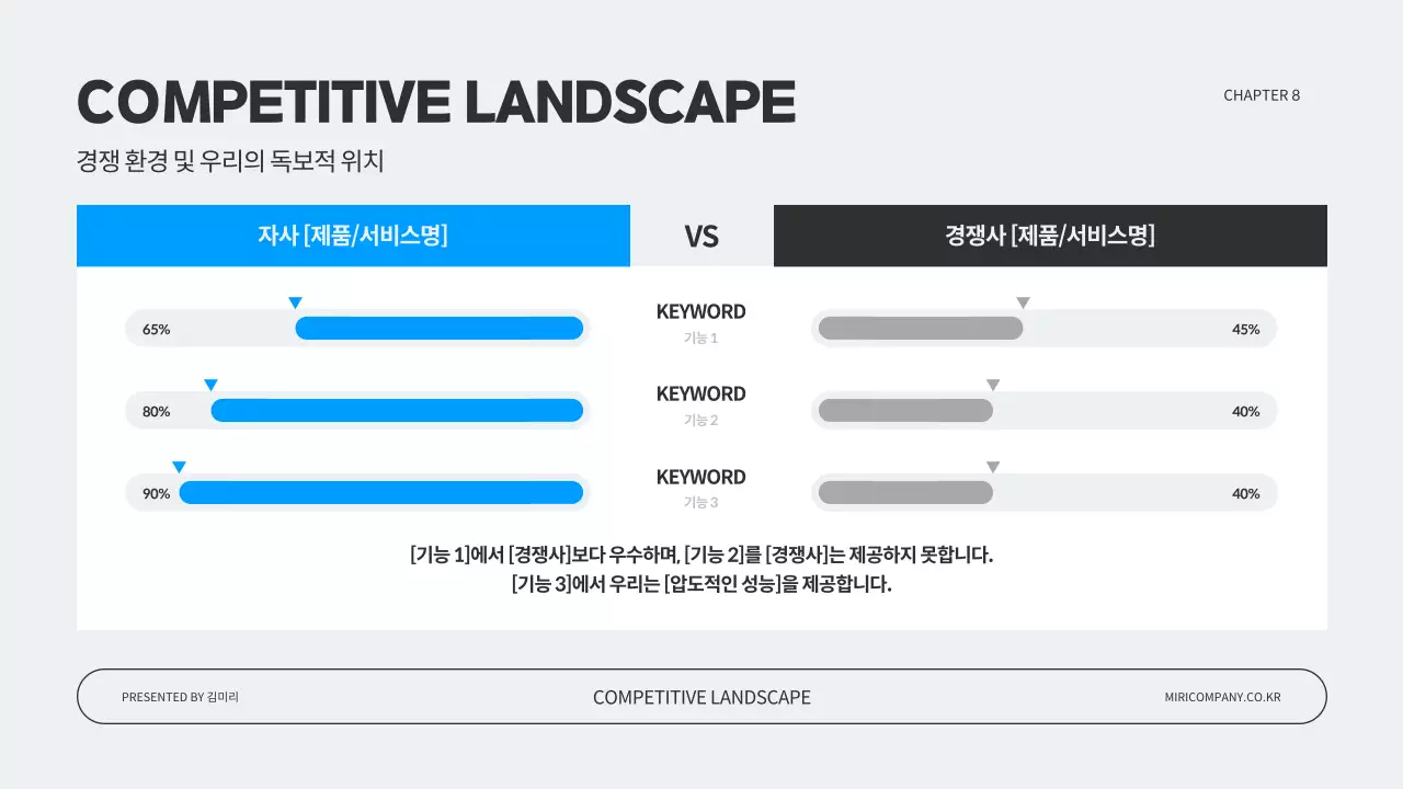 검정 깔끔 디자인 설명