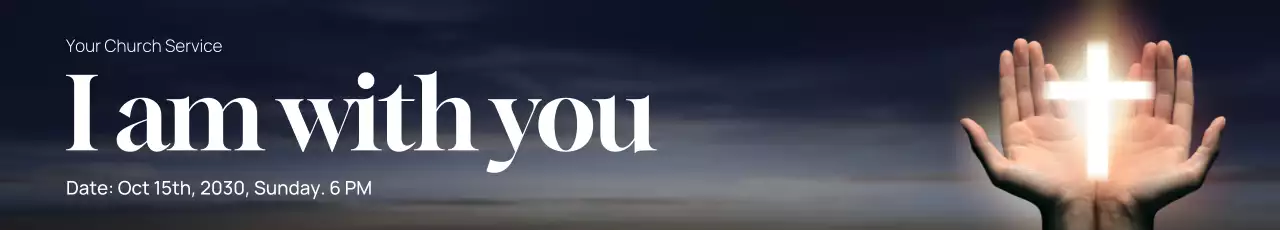 Banner de anúncio da fé espiritual negra