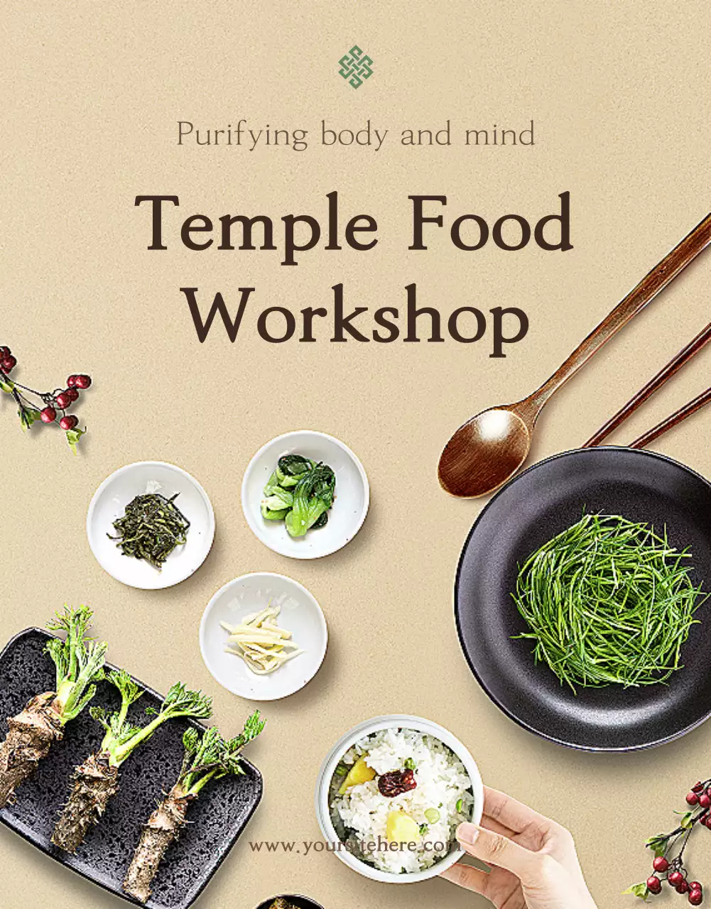 Trang chi tiết khuyến mãi thực phẩm truyền thống màu be