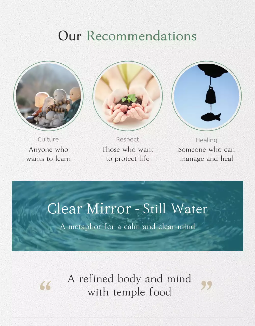 Beige Traditional Food Promotion Detail Page