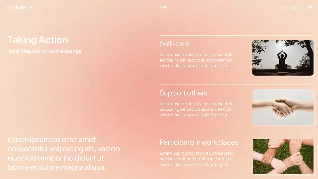 Beige Modern Mental Health Lecture Presentation