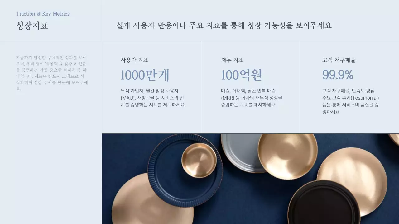 회색 모던 제품 소개 설명서 IR