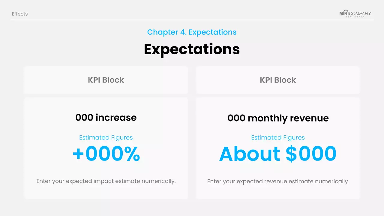 blue modern business presentation