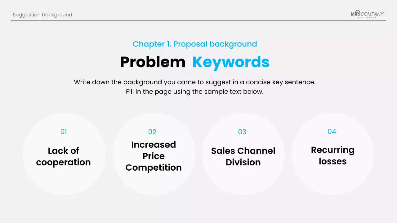 blue modern business presentation