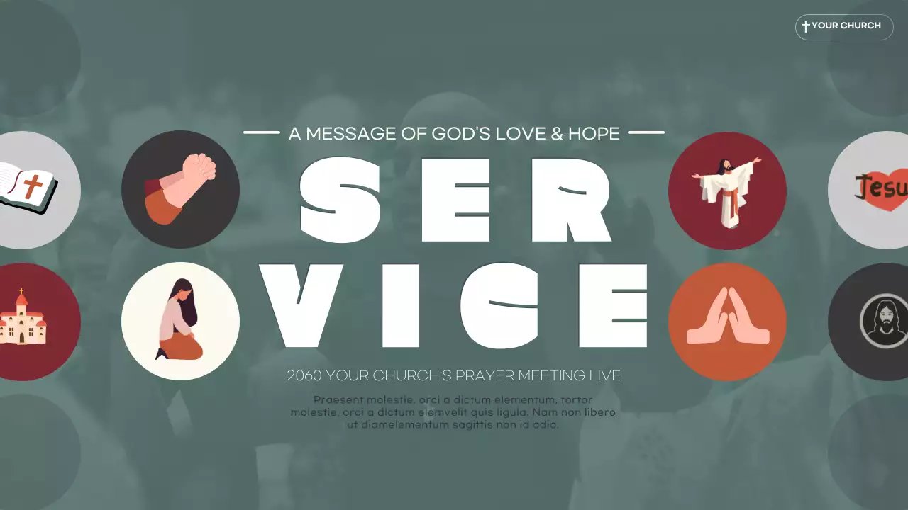 그레이 모던 교회 공지 유튜브 썸네일