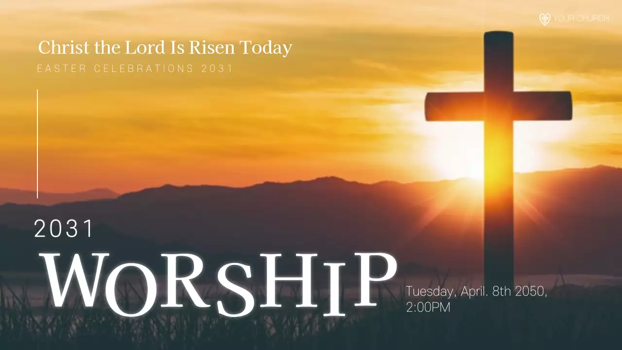 Purple Rustic Easter Announcement Youtube Thumbnail