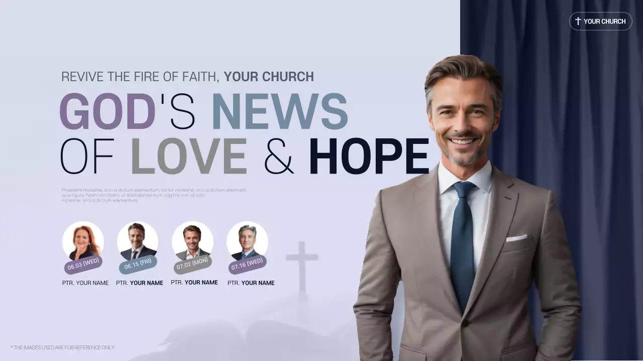 그레이 모던 교회 공지 유튜브 썸네일