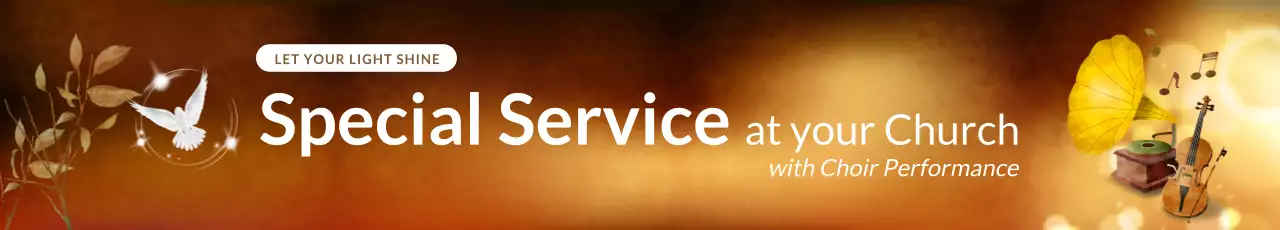 Banner de anúncio de ação de graças elegante laranja