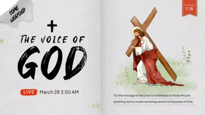 Grey Traditional Religious Announcement Youtube Thumbnail