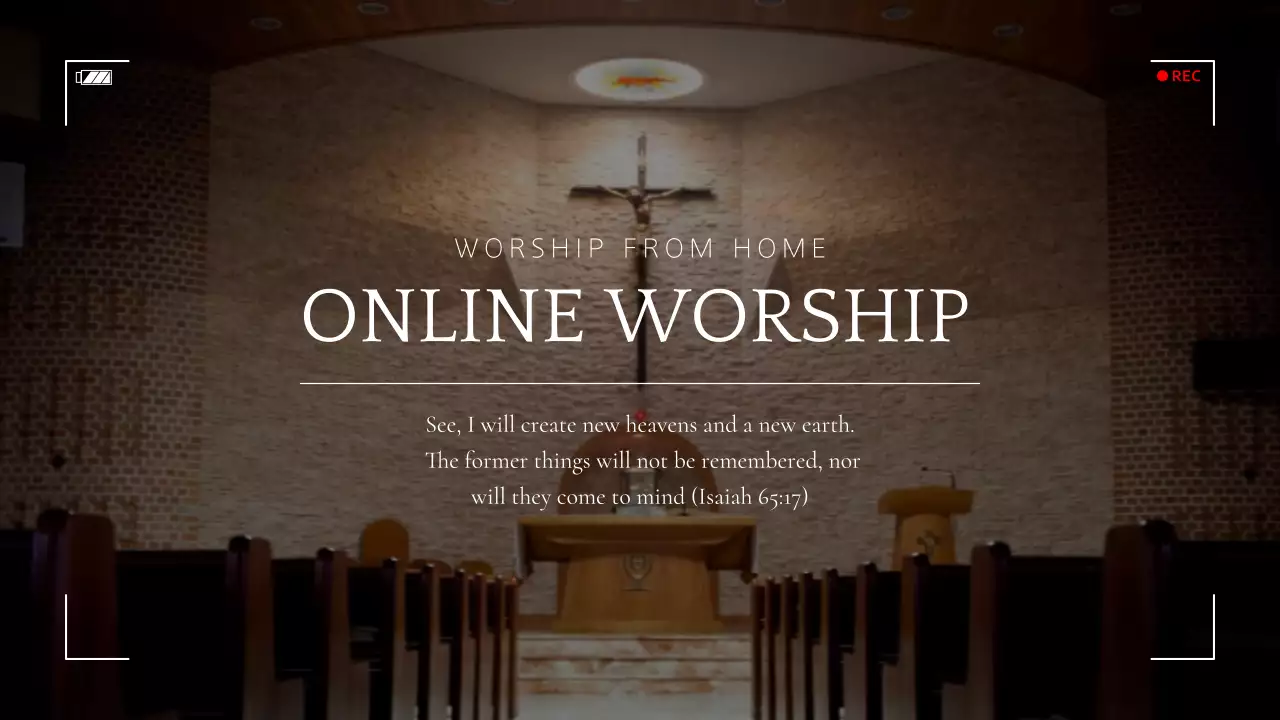 Brown Classic Worship Announcement Youtube Thumbnail