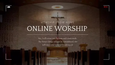 Brown Classic Worship Announcement Youtube Thumbnail