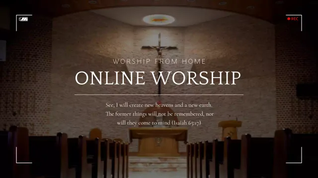 Pengumuman Ibadah Klasik Brown Thumbnail Youtube