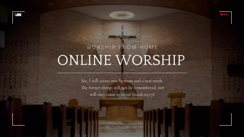 Brown Classic Worship Announcement Youtube Thumbnail