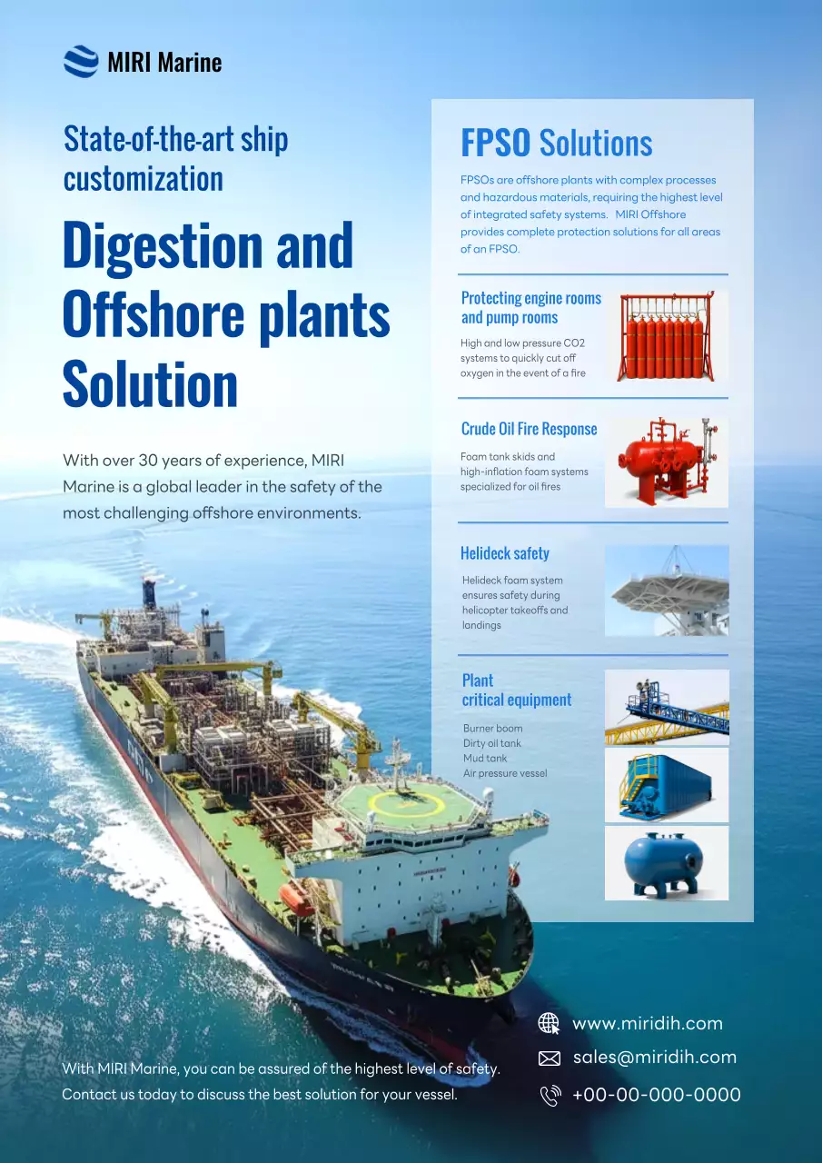 blue professional marine promotion