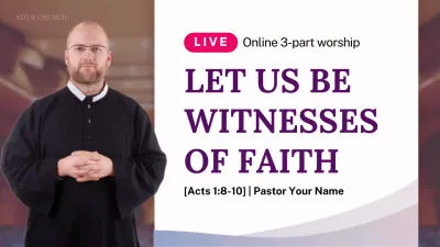 Purple Traditional Worship Announcement Youtube Thumbnail