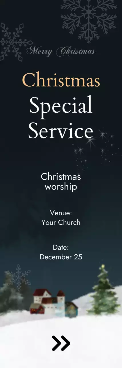 convite de Natal preto e elegante