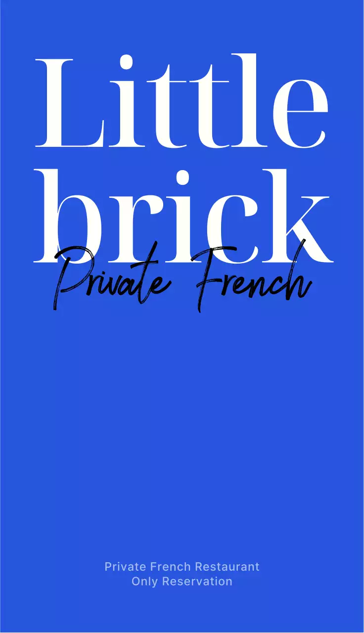 파랑 모던 레스토랑 홍보