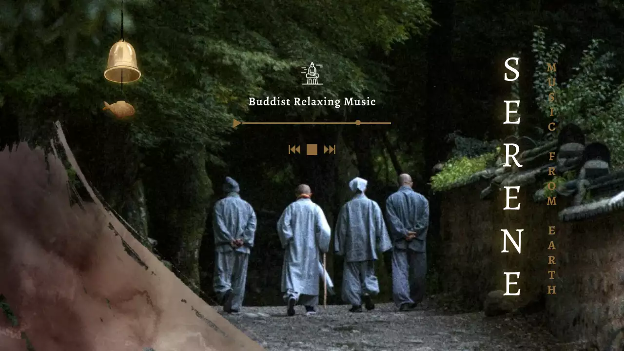 Green Rustic Meditation Playlist YouTube Thumbnail