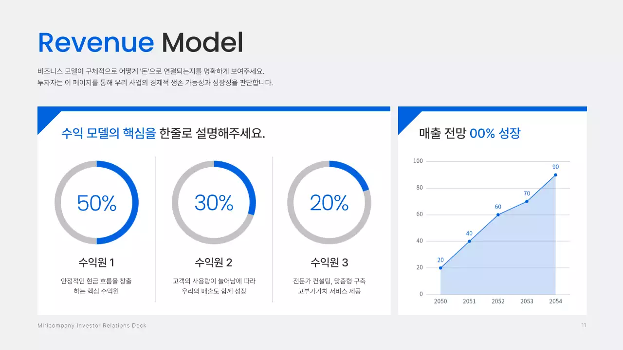 파랑 모던 비즈니스 설명