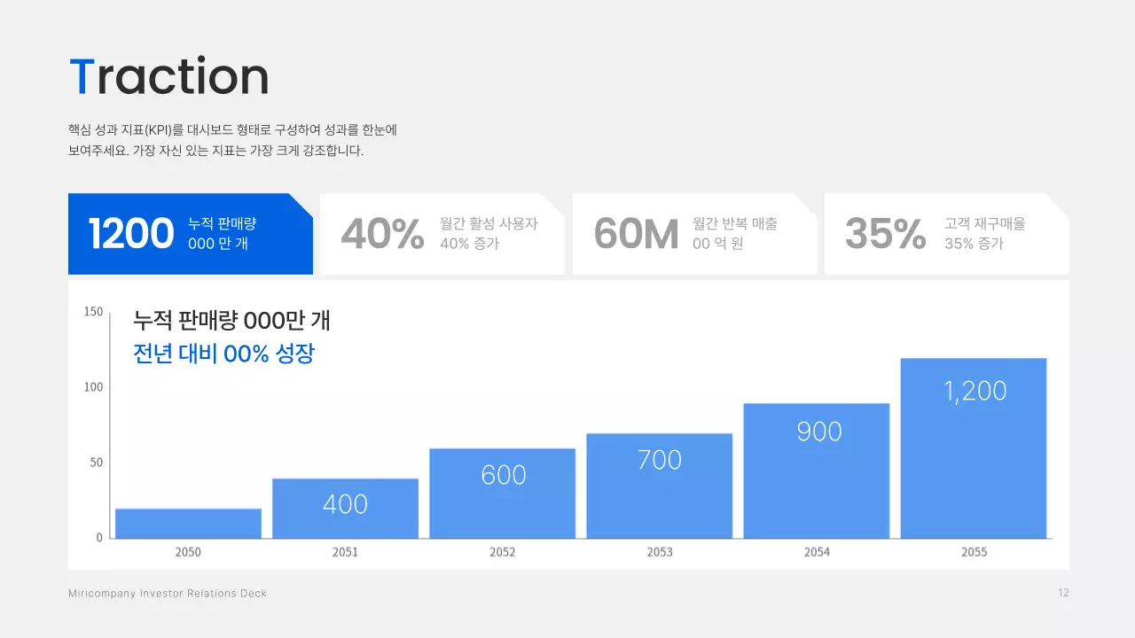 파랑 모던 비즈니스 설명