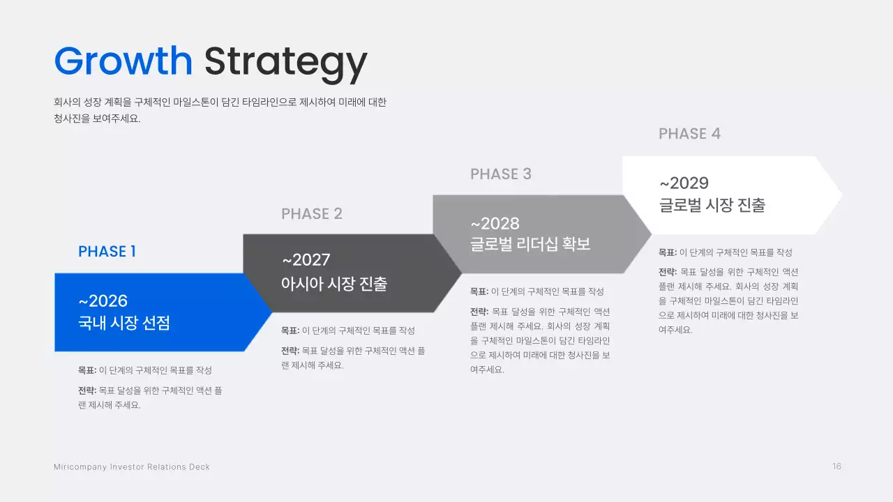 파랑 모던 비즈니스 설명