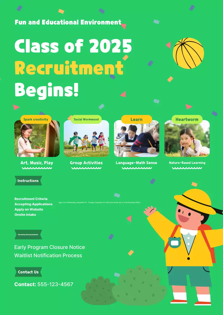 Tuyển sinh mầm non Green Baby