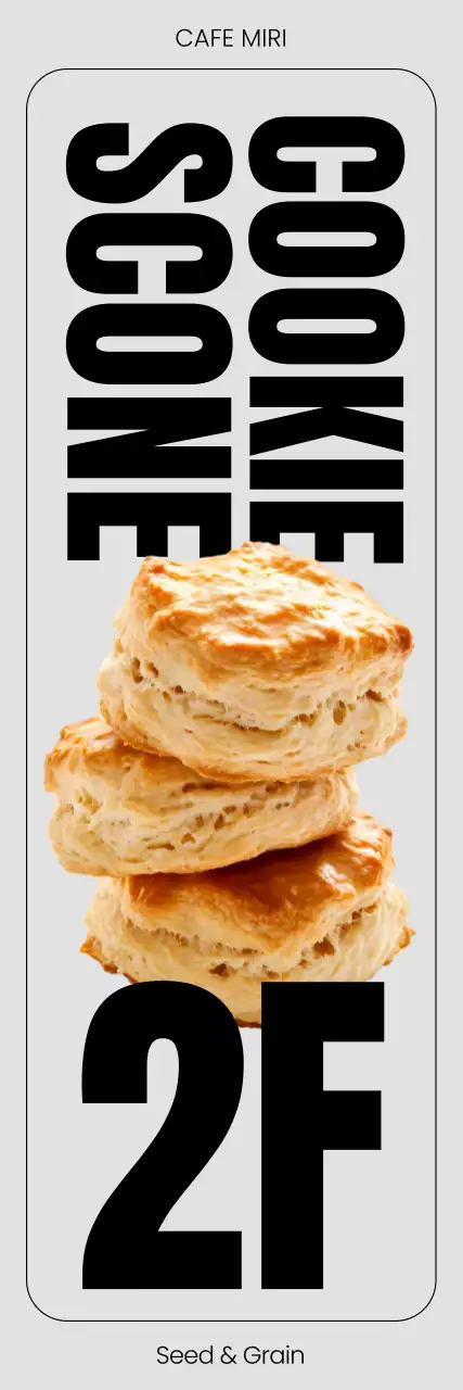 Anúncio de café moderno bege