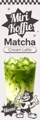 Groene Retro Drank Advertentie