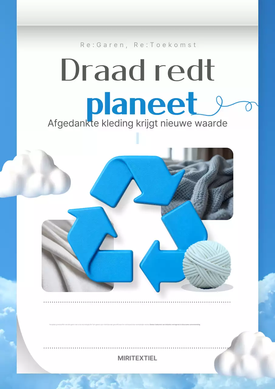 Blauwe Schone Recycling Campagne